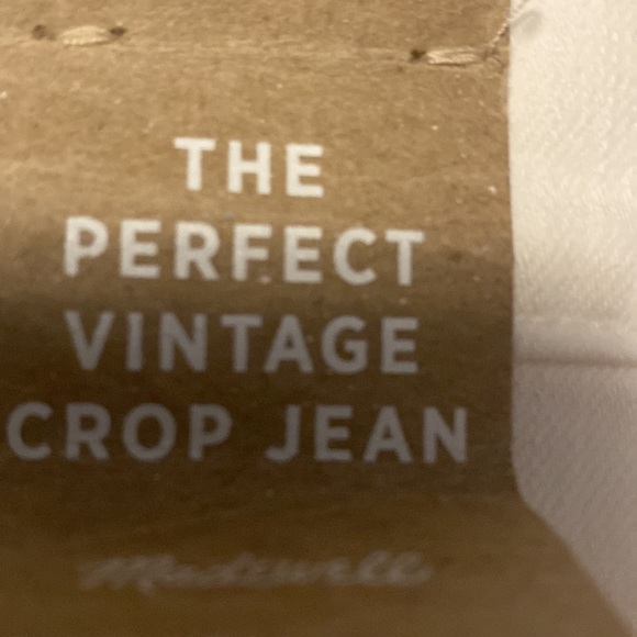 Madewell White Vintage Crop Jeans - Picture 10 of 10